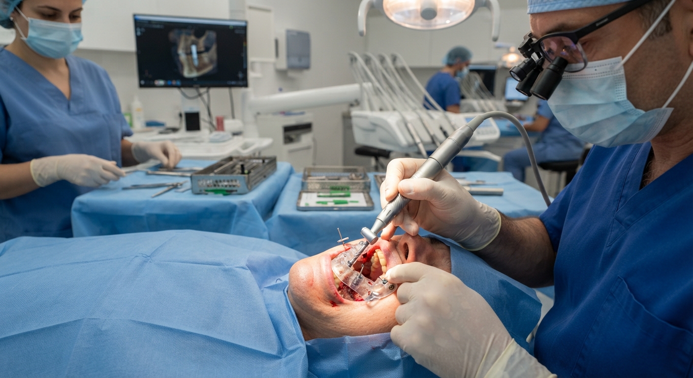 guided surgery protocol for implants in low bone density in Porto