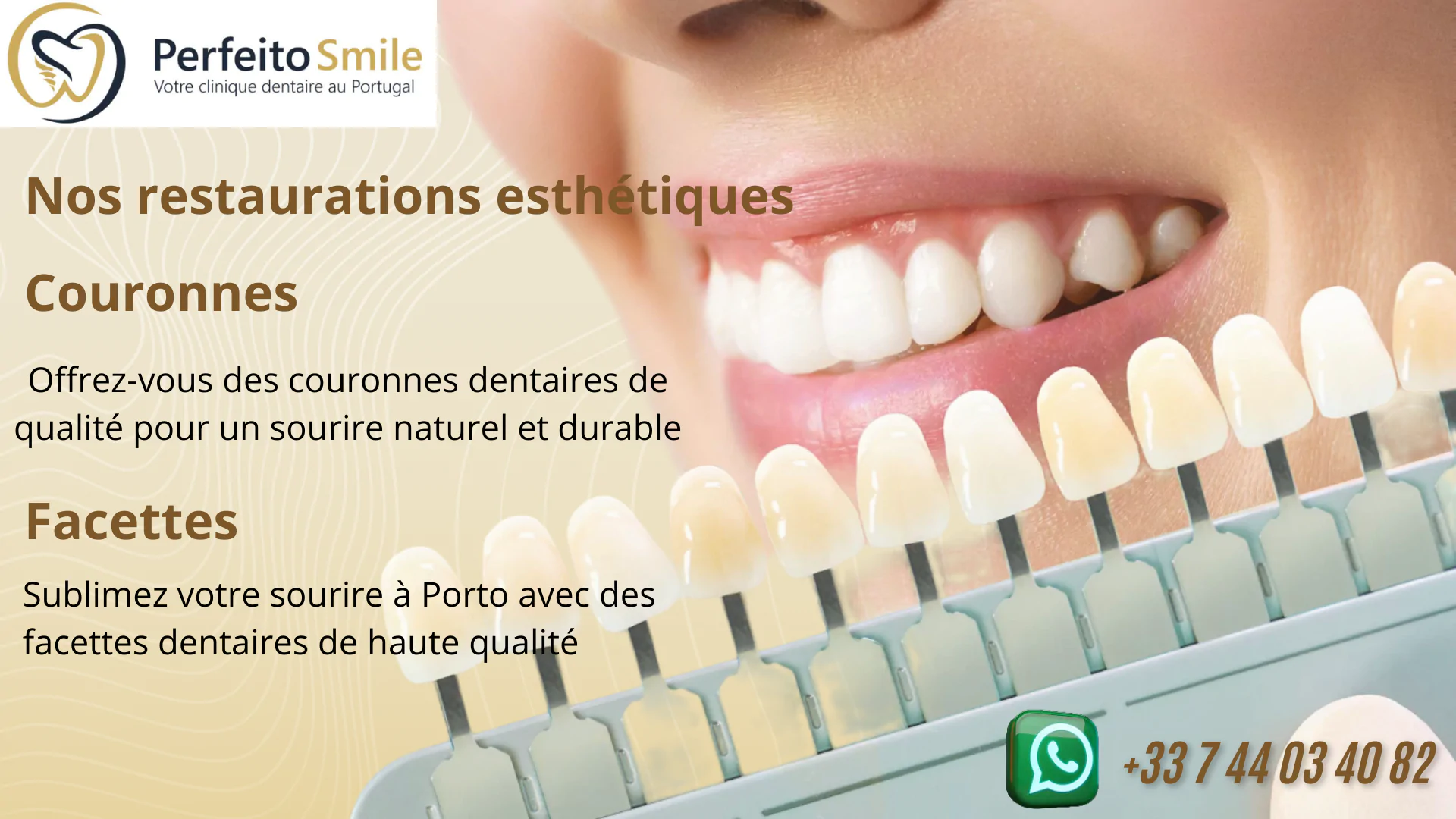 soins dentaires au Portugal: des facettes haut de gamme à petit prix